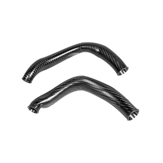 Eventuri BMW F8X M2C M3 M4 S55 Black Carbon Charge Pipe Set - Matte-Performance-Silicon Valley Bimmer