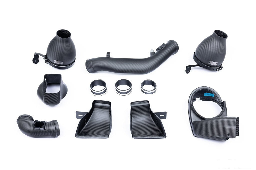 Eventuri BMW F8X M3 / M4 Black Carbon Intake System - V2 Matte-Performance-Silicon Valley Bimmer