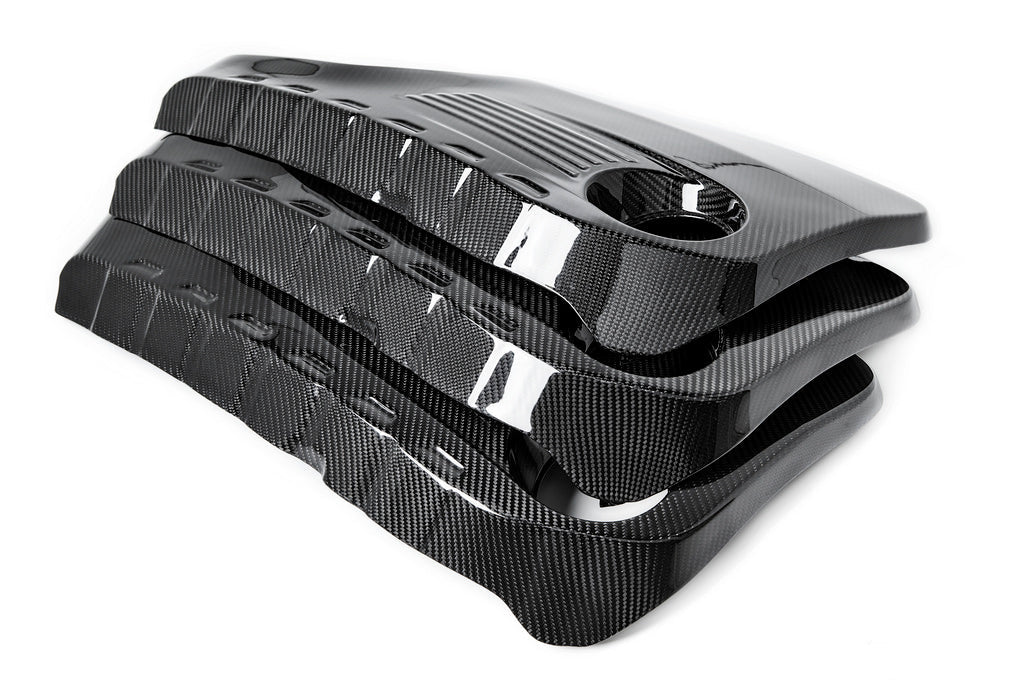 Eventuri BMW F8X M3 / M4 S55 Black Carbon Engine Cover-Performance-Silicon Valley Bimmer