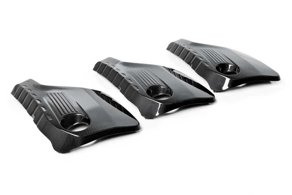 Eventuri BMW F8X M3 / M4 S55 Black Carbon Engine Cover-Performance-Silicon Valley Bimmer