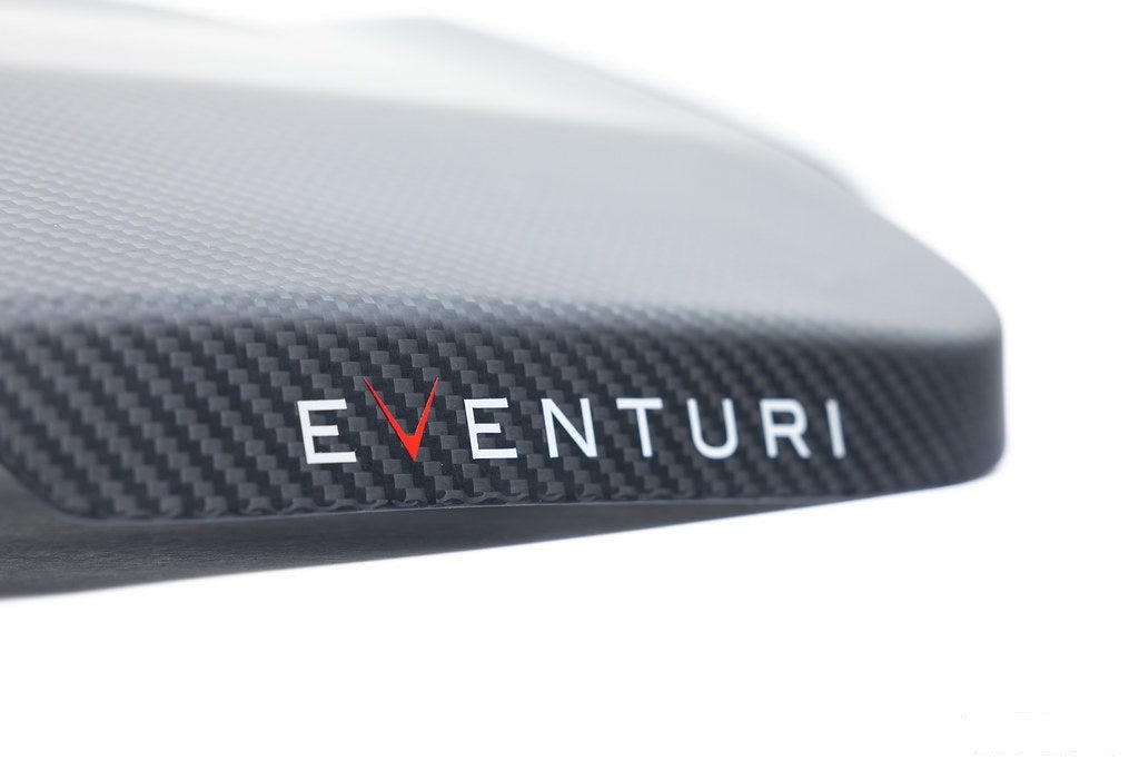 Eventuri BMW F8X M3 / M4 S55 Black Carbon Engine Cover - Matte-Performance-Silicon Valley Bimmer
