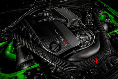 Eventuri BMW F8X M3 / M4 S55 Black Carbon Engine Cover - Matte-Performance-Silicon Valley Bimmer