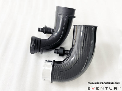 Eventuri BMW F90 M5 / F9X M8 Carbon Turbo Inlet Set-Performance-Silicon Valley Bimmer