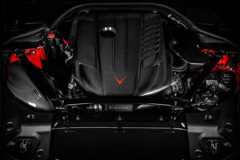 Eventuri Toyota A90 Supra Black Carbon Engine Cover-Performance-Silicon Valley Bimmer