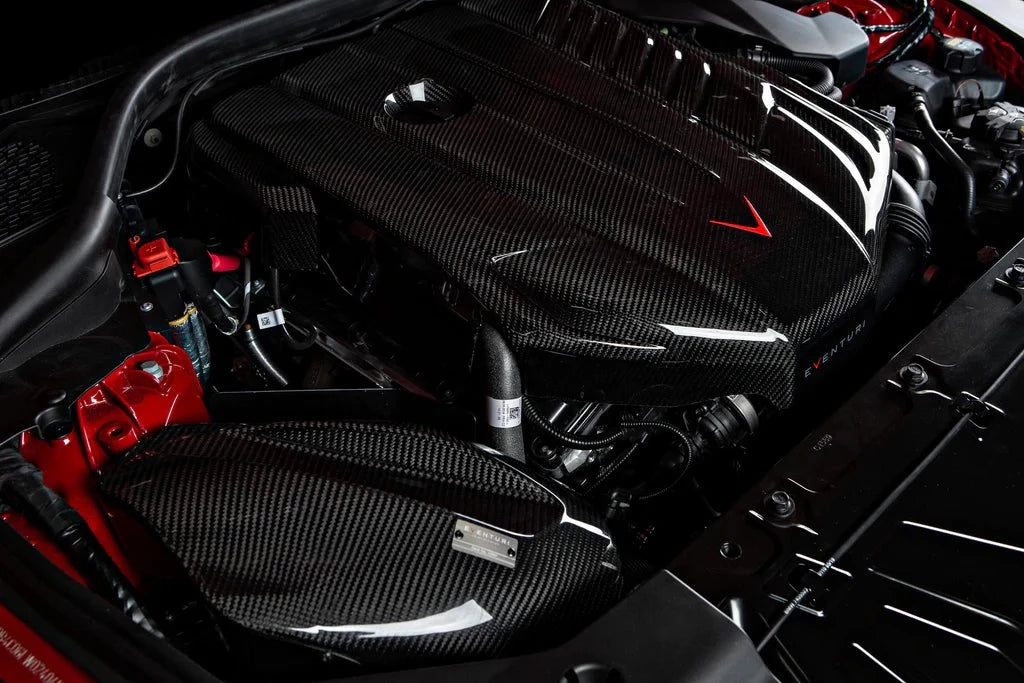 Eventuri Toyota A90 Supra Black Carbon Engine Cover-Performance-Silicon Valley Bimmer
