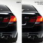 BMW 5 Series 2010-2013 (F10 Pre LCI) Blackline Taillight Overlay Kit