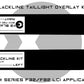 BMW 4 Series M4 2017+ (F32/F82 LCI) Blackline Taillight Overlay Kit