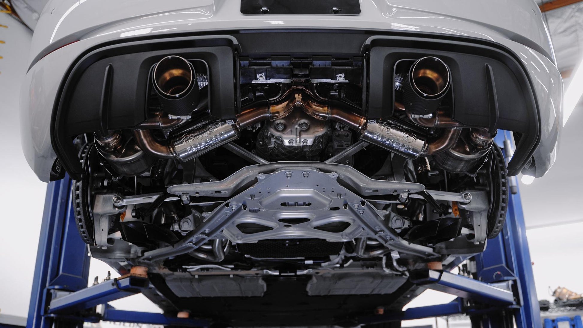 Fabspeed Porsche 718 Gt4 / GTS / Spider Valvetronic X-Pipe Exhaust System (2020+)-Exhaust-Silicon Valley Bimmer