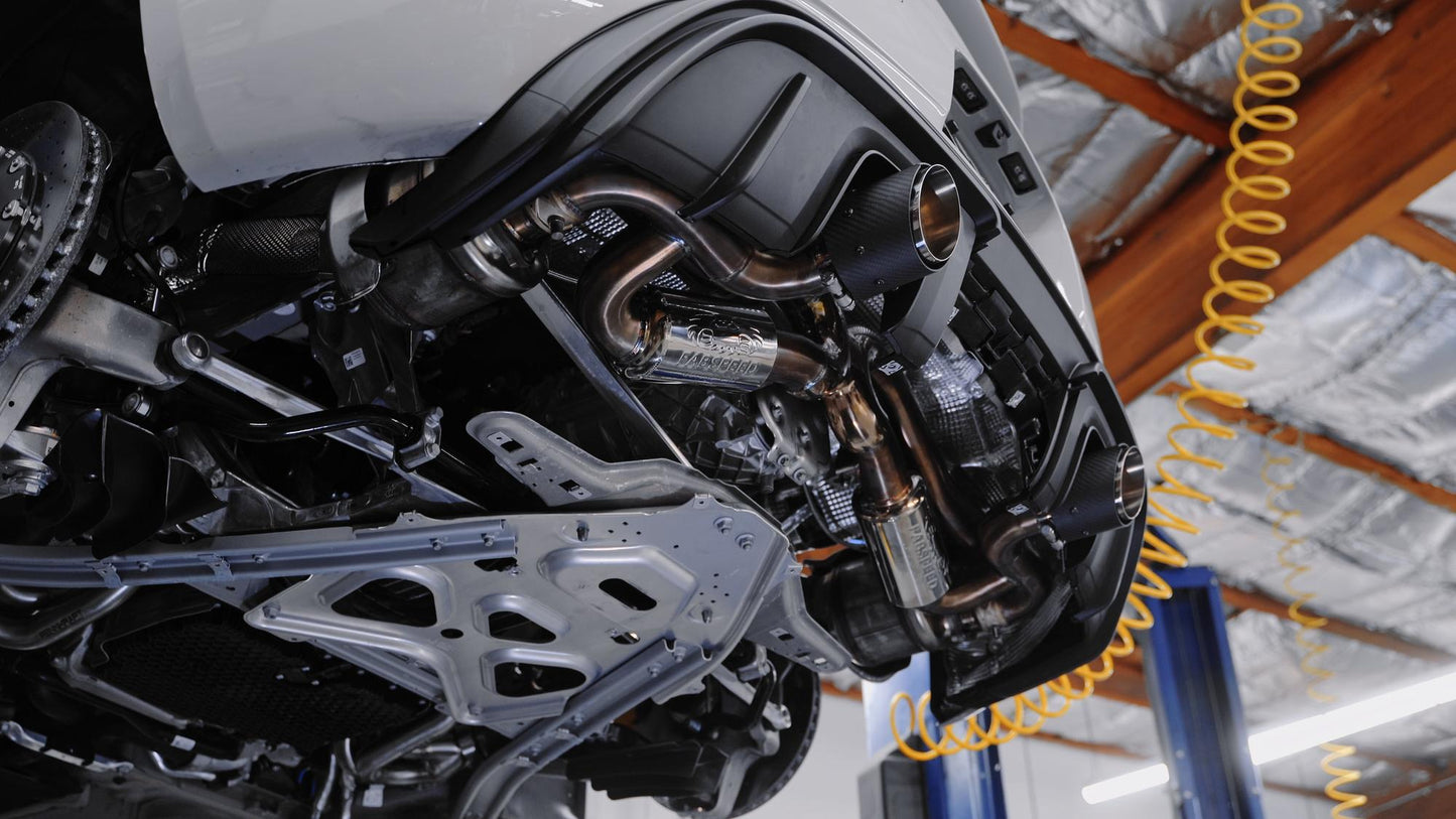 Fabspeed Porsche 718 Gt4 / GTS / Spider Valvetronic X-Pipe Exhaust System (2020+)-Exhaust-Silicon Valley Bimmer