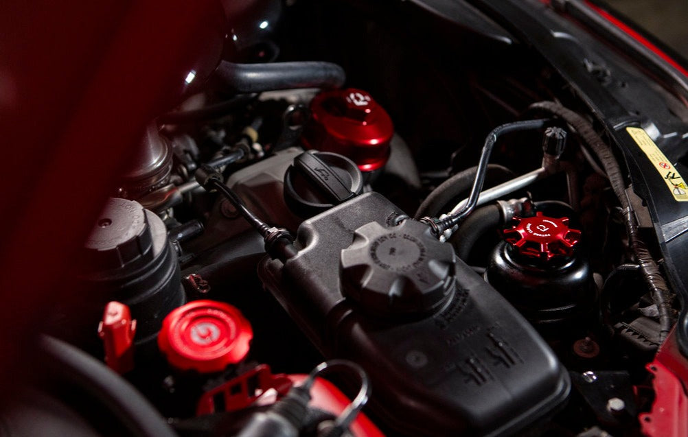 Future Classic E9X M3 Power Steering Reservoir Cap-Exterior-Silicon Valley Bimmer