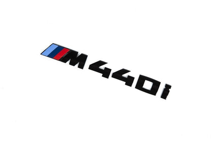 BMW G2X M440i Trunk Emblem - Gloss Black