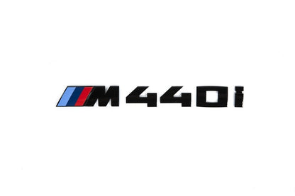 BMW G2X M440i Trunk Emblem - Gloss Black