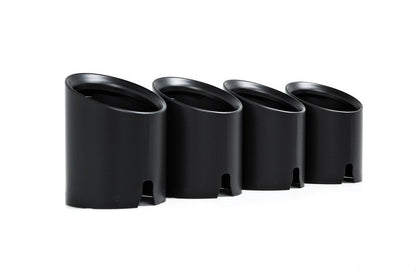 IND G8X M2 / M3 / M4 Matte Black Coated Exhaust Tip Set