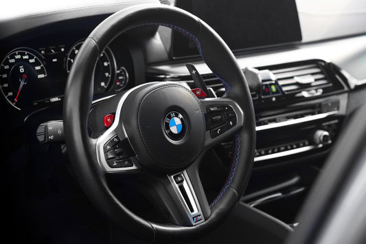BMW G Chassis Blackline Spec Billet Paddle Shifter Set - Silver