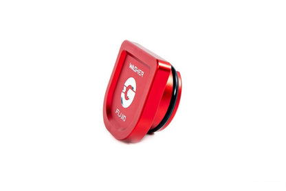 Goldenwrench Blackline Performance A90 Supra Edition RED Billet Washer Fluid Cap-Exterior-Silicon Valley Bimmer