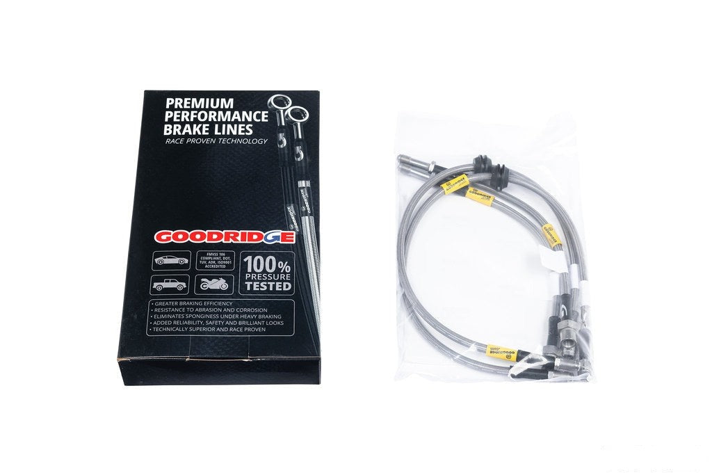 Goodridge G8X M2 / M3 / M4 Stainless Steel Brake Line Set-Brakes-Silicon Valley Bimmer