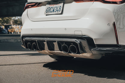 PSM Dynamic M3/M4 G80/G82/G83 - Carbon Fiber Rear Diffuser V2