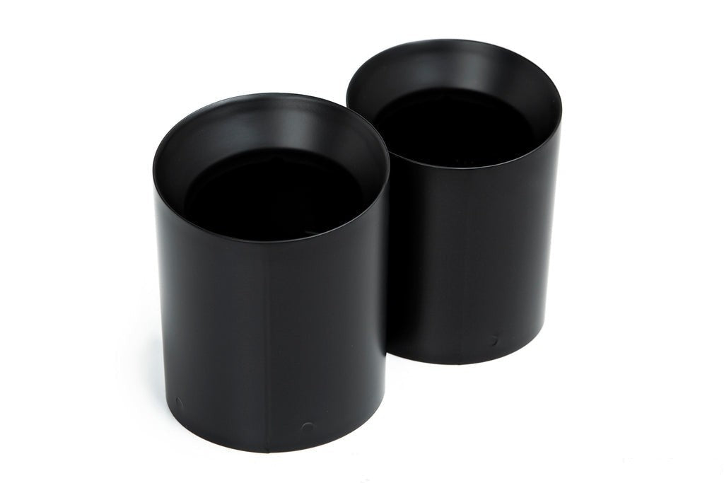 IND A90 Supra Exhaust Tip Set - Matte Black-Exhaust-Silicon Valley Bimmer