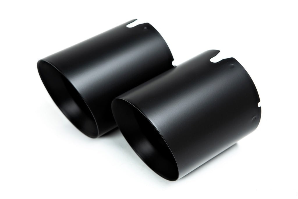 IND A90 Supra Exhaust Tip Set - Matte Black-Exhaust-Silicon Valley Bimmer