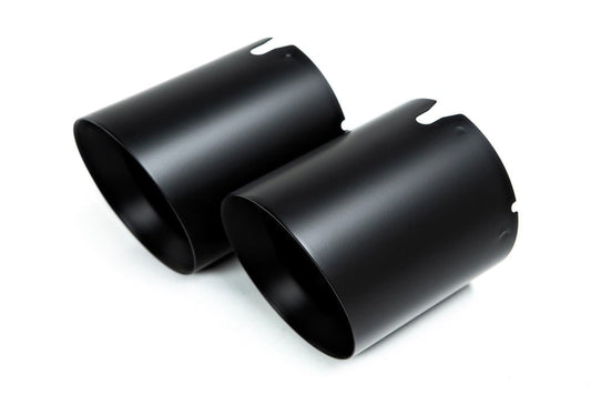 IND A90 Supra Exhaust Tip Set - Matte Black-Exhaust-Silicon Valley Bimmer