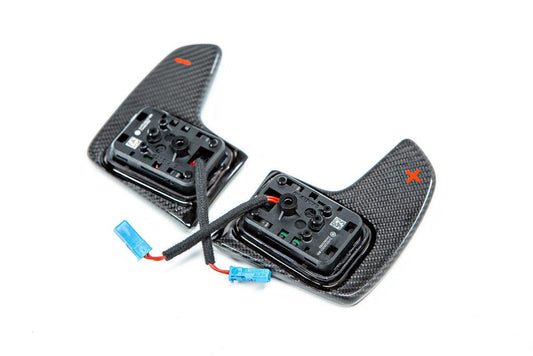 IND A90 Supra Performance Carbon Shift Paddle Set-Interior-Silicon Valley Bimmer