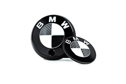 IND Carbon BMW Roundel Set-Exterior-Silicon Valley Bimmer