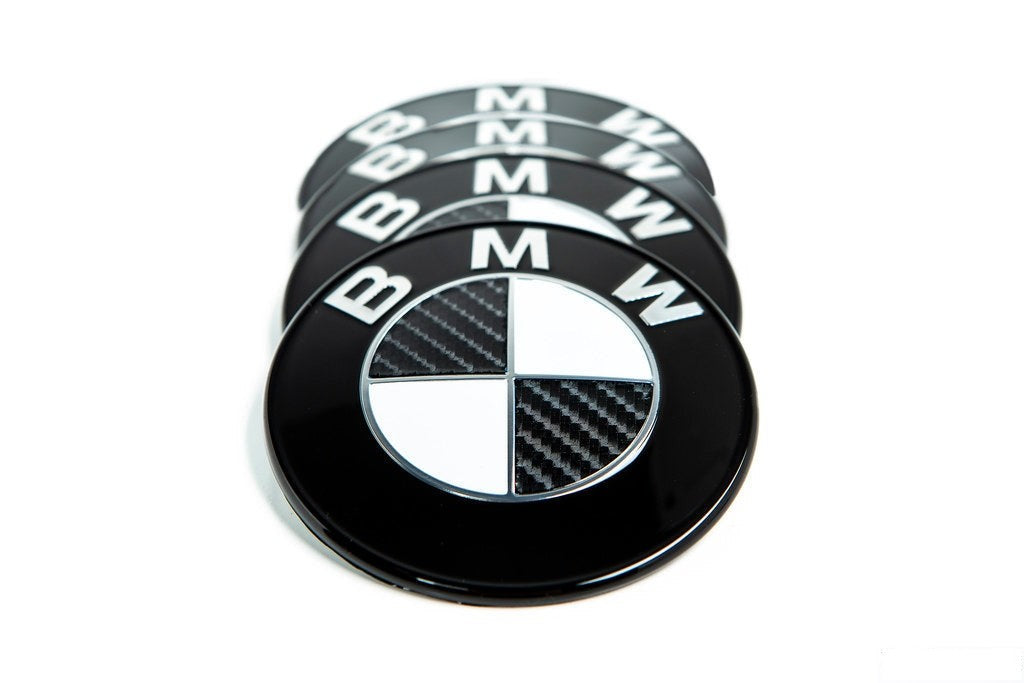 IND Carbon BMW Roundel Set-Exterior-Silicon Valley Bimmer