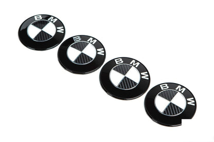 IND Carbon BMW Roundel Set-Exterior-Silicon Valley Bimmer