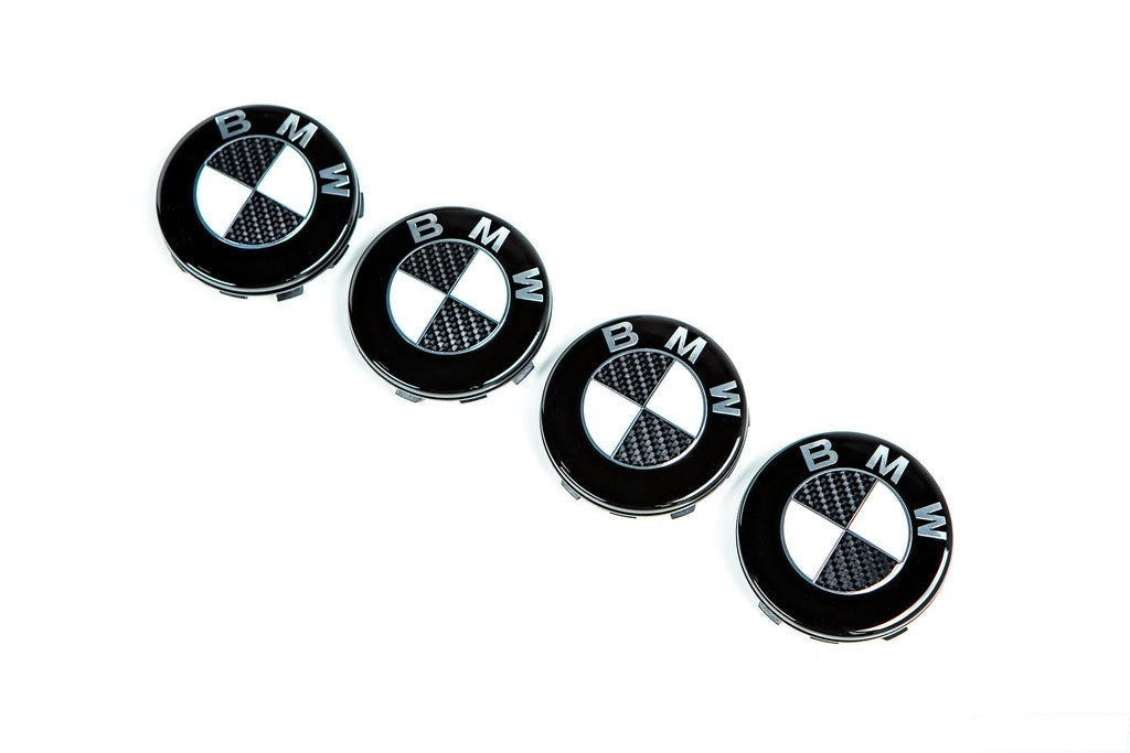 IND Carbon Floating Wheel Center Cap Set - 56mm-Wheels-Silicon Valley Bimmer