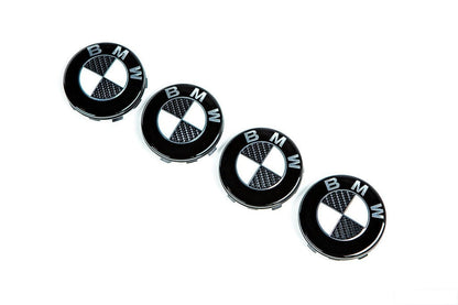 IND Carbon Floating Wheel Center Cap Set - 56mm-Wheels-Silicon Valley Bimmer