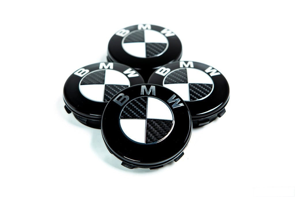 IND Carbon Floating Wheel Center Cap Set - 56mm-Wheels-Silicon Valley Bimmer