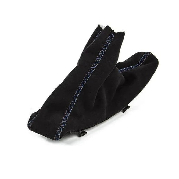 IND Custom Tri-Stitch Alcantara E-Brake Boot BMW E9X M3-Interior-Silicon Valley Bimmer