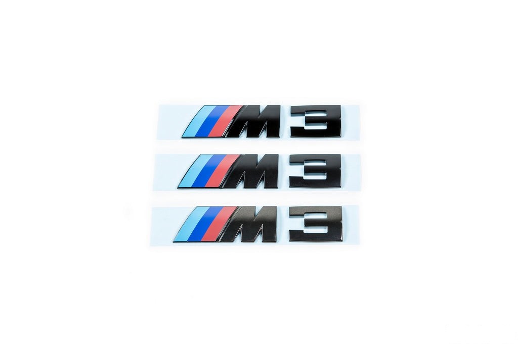 IND E46 M3 Painted Trunk Emblem-Exterior-Silicon Valley Bimmer