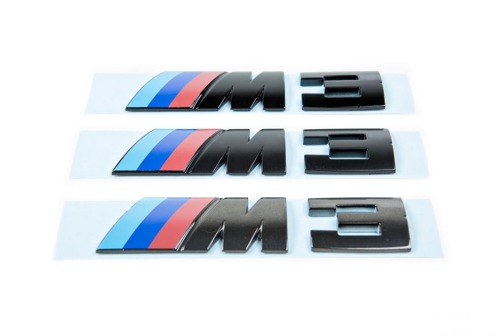IND E46 M3 Painted Trunk Emblem-Exterior-Silicon Valley Bimmer