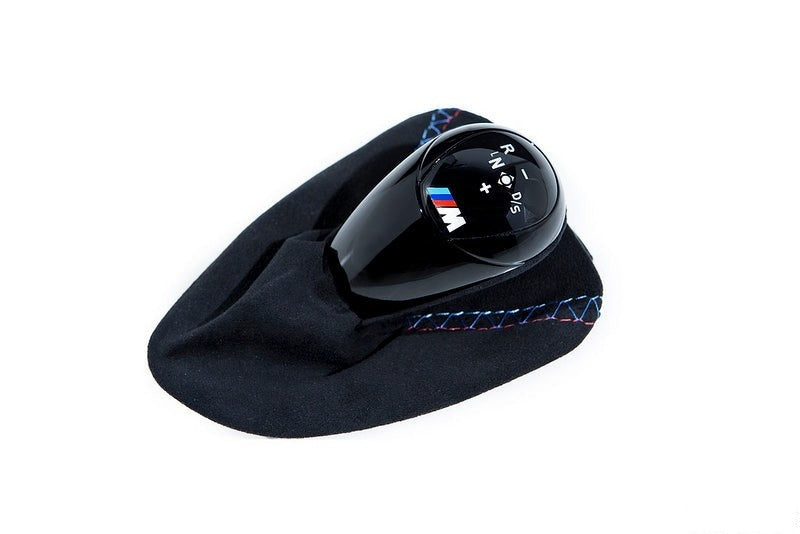 IND E9X M3 Tri-Color Stitched Alcantara Shift Boot Set-Interior-Silicon Valley Bimmer