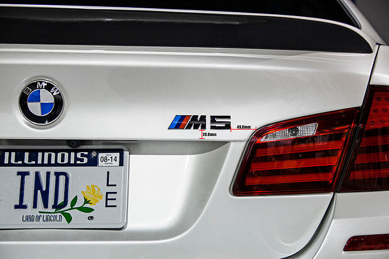 IND F10 M5 Painted Trunk Emblem-Exterior-Silicon Valley Bimmer