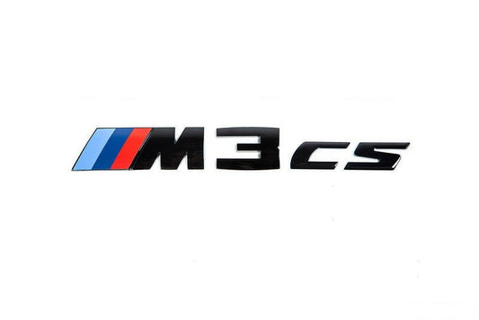 IND F80 M3 CS Painted Trunk Emblem-Exterior-Silicon Valley Bimmer
