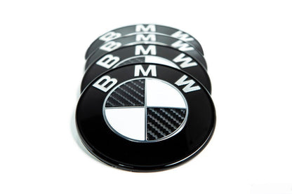 IND F87 M2 Carbon BMW Roundel Set-Exterior-Silicon Valley Bimmer