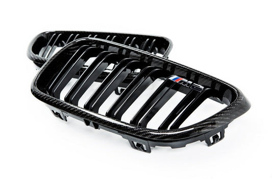 IND F87 M2 Carbon Front Grille Set - 2x2-Exterior-Silicon Valley Bimmer