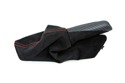 IND F87 M2 Matte Carbon Stitched Parking Brake Handle-Interior-Silicon Valley Bimmer
