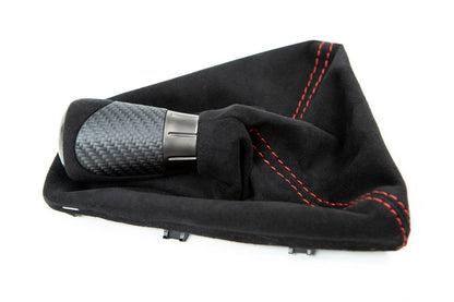 IND F87 M2 Matte Carbon Stitched Shift Boot - 6MT-Interior-Silicon Valley Bimmer