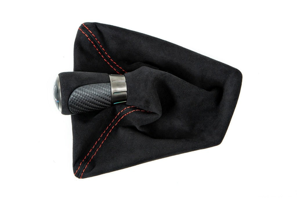 IND F87 M2 Matte Carbon Stitched Shift Boot - 6MT-Interior-Silicon Valley Bimmer