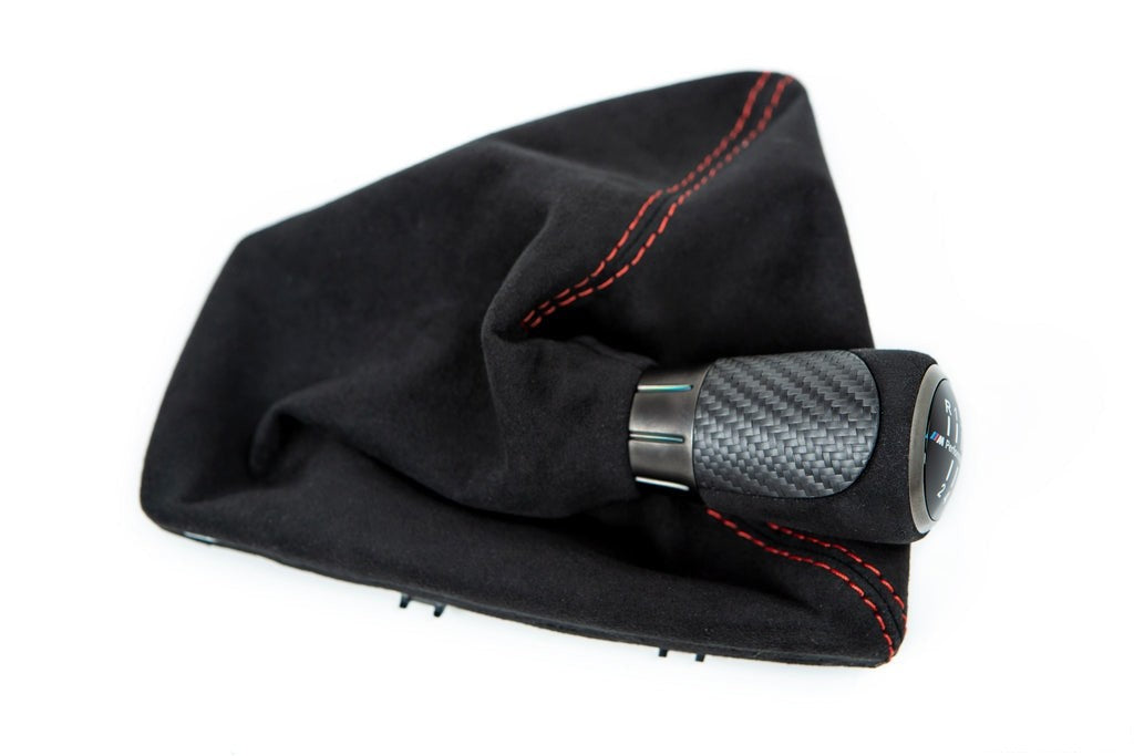 IND F87 M2 Matte Carbon Stitched Shift Boot - 6MT-Interior-Silicon Valley Bimmer