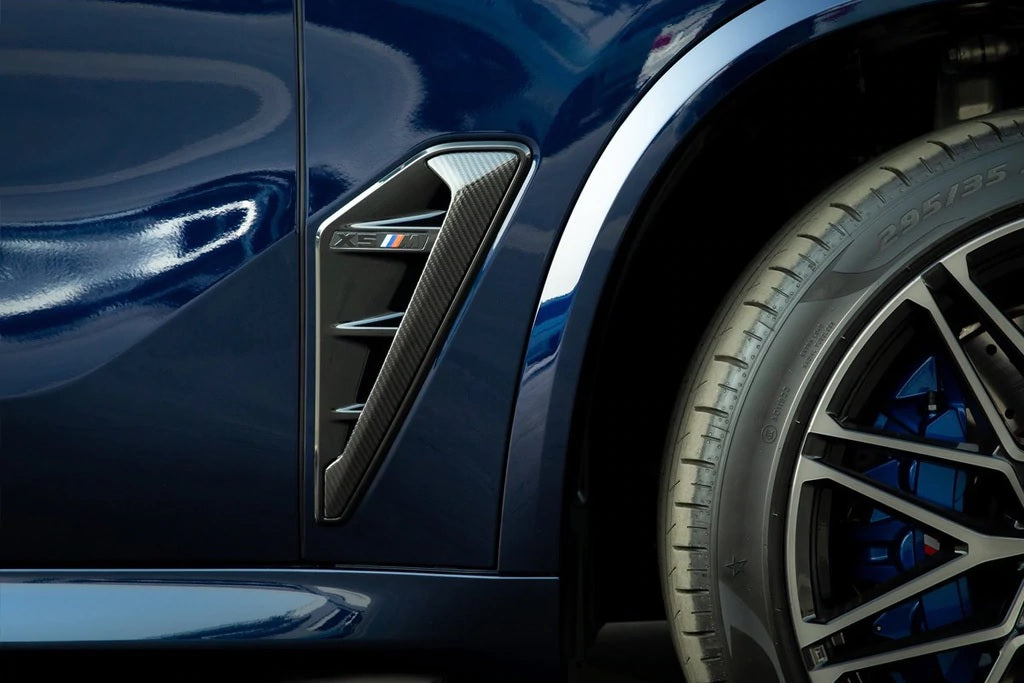 IND F95 X5M Carbon Side Grille Set-Exterior-Silicon Valley Bimmer