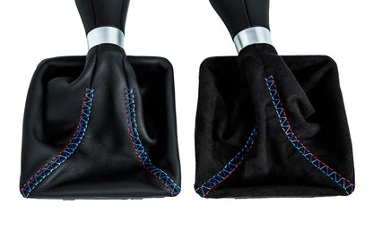 IND G8X M2 / M3 / M4 Tri-Color Shift Boot - Cross Stitch-Interior-Silicon Valley Bimmer