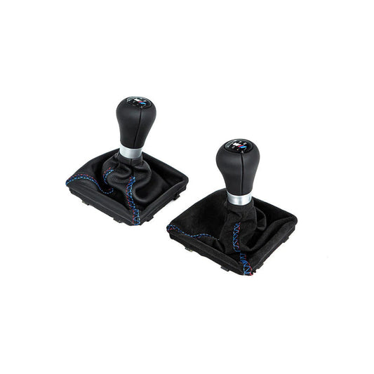 IND G8X M2 / M3 / M4 Tri-Color Shift Boot - Cross Stitch-Interior-Silicon Valley Bimmer