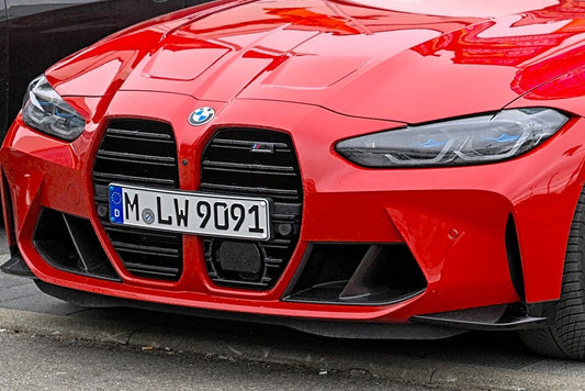 IND G8X M3 / M4 Competition Gloss Black Front Grille Emblem-Exterior-Silicon Valley Bimmer