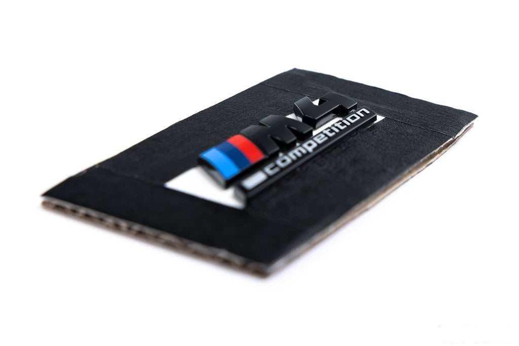 IND G8X M3 / M4 Competition Gloss Black Front Grille Emblem-Exterior-Silicon Valley Bimmer