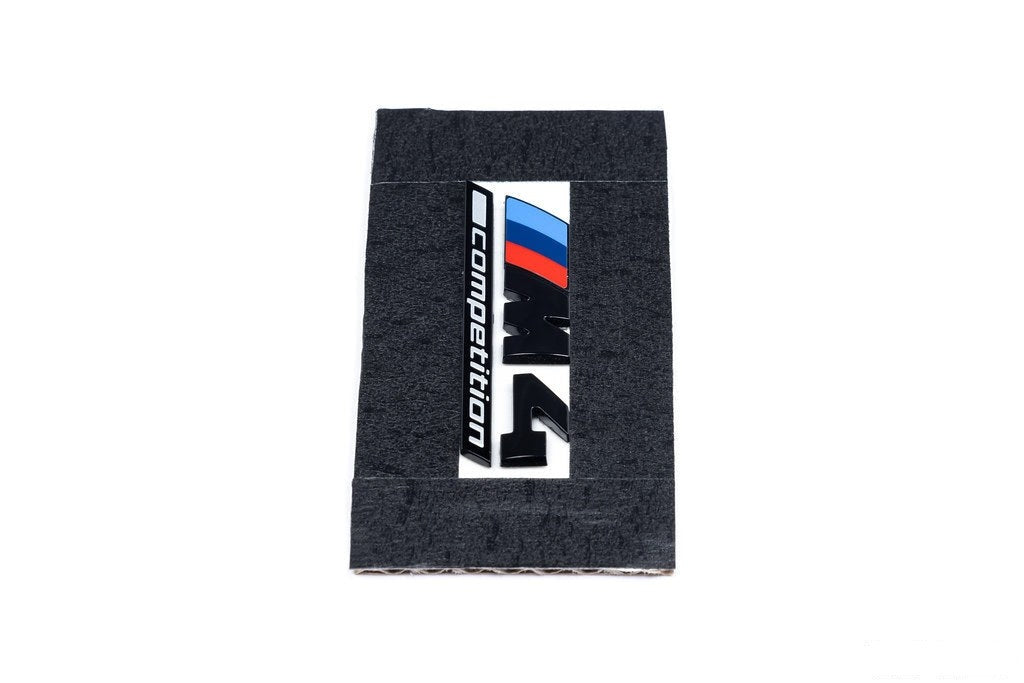 IND G8X M3 / M4 Competition Gloss Black Front Grille Emblem-Exterior-Silicon Valley Bimmer