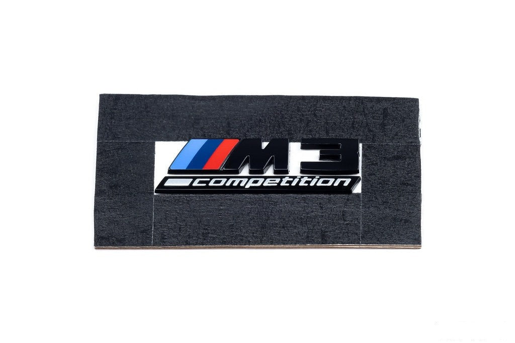 IND G8X M3 / M4 Competition Gloss Black Front Grille Emblem-Exterior-Silicon Valley Bimmer